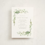 "Verdure" - Memorial Cards in Garden by Leah Bisch - Front