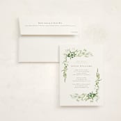 "Verdure" - Memorial Cards in Garden by Leah Bisch - Card with Envelope