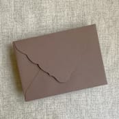 "Suede A7 Venetian  Flap Envelope | Pack of 25" - Envelopes in brown by Ivory Invitations