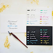"Custom Calligraphy Envelope Addressing- Calligraphy Services Only- Recipient Addressing with Return Address and Inner Envelope Names" - Envelopes in multicolor by Inkspiringletters