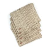 "Fique Woven Placemat - Set of 4" - Placemats in beige by Powered By People
