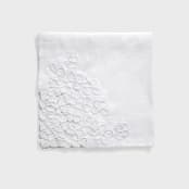 "Hydrangea dinner napkins, white, set of two" - Napkins in white by Joanna Buchanan
