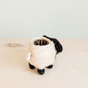"Baby Sheep Planter" - Planters in white by LIKHA