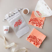"Gettin' Nashty Plastic Shot Glass, set of 12" - Paper and Plastic Cups in white by ForYourParty
