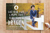 "Big Christmas Wish" - Stationery in Snow by Tim St. Clair - Front