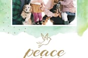 "Peace & Joy Dove" - Stationery in Pear by Red Impressionz - Close-Up