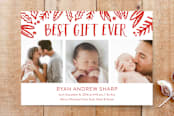 "The Best Gift" - Stationery in Cherry by Kate Sorensen - Front