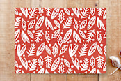 "Bold Foliage" - Stationery in Cinnamon by Kate Sorensen - Back of Card