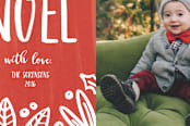 "Bold Foliage" - Stationery in Cinnamon by Kate Sorensen - Close-Up