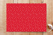 "Timeless Calligraphy" - Stationery in Ruby by Kaydi Bishop - Back of Card
