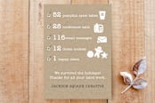 "Corporate Checklist" - Stationery in Kraft Paper by Three Wings North - Front
