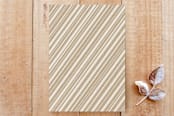 "Corporate Checklist" - Stationery in Kraft Paper by Three Wings North - Back of Card