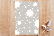 "Uniquely Wonderful" - Stationery in linen by Shannon - Back of Card
