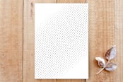 "Classic & Modern Grad" - Stationery in Ink by Liza Liss - Back of Card