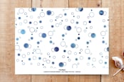 "Dreams Come True" - Stationery in Denim by Three Wings North - Back of Card