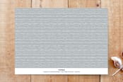 "Chosen Child" - Stationery in Whisper by Three Wings North - Back of Card