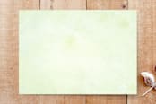 "Blessings All Around" - Stationery in mint blue by Shannon - Back of Card