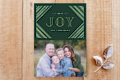 "Colorful Corners Photo Card" - Stationery in Moss by Amber Barkley - Front