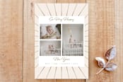 "So Very Happy V" - Stationery in Blush by Elky Ink - Front