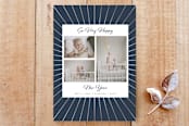 "So Very Happy VI" - Stationery in Sapphire by Elky Ink - Front