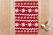 "Tree Expedition" - Stationery in Winterberry by Heather Azano-Brown - Back of Card