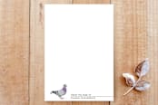 "Pigeon" - Stationery in Pigeon by Salina Mack - Front