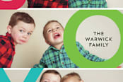 "Oh Joyful" - Stationery in Rainbow Cookie by Salina Mack - Close-Up