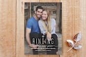 "Ringing In" - Stationery in Snow by Lauren Chism - Front