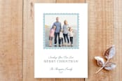 "Sending you our love" - Stationery in Robin Blue by The Chatty Press - Front