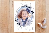 "Berry Blessed" - Stationery in Berry Blue by Three Wings North - Front