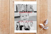 "Triple" - Stationery in Ruby by Lauren Chism - Front