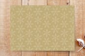 "Cascades" - Stationery in Antique Gold by Lauren Chism - Back of Card