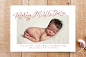 "Merry Mistletoes" - Stationery in Snow by Lauren Chism - Front