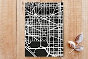 "Skyline DC Menu" - Stationery in Magenta by Laura Condouris - Back of Card
