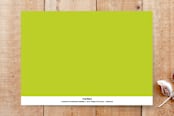 "Mod Tab Holiday Card" - Stationery in Green Apple by Luckybug Designs - Back of Card