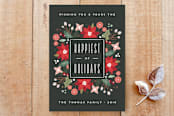 "Winter Mix Wreath Non-Photo" - Stationery in Forest by Amber Barkley - Front