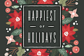 "Winter Mix Wreath Non-Photo" - Stationery in Forest by Amber Barkley - Close-Up