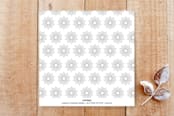 "Elegance Squared" - Stationery in Coal by Three Wings North - Back of Card
