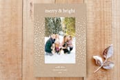 "Snowy & Bright" - Stationery in Maple by Wild Lily Designs - Front