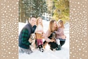 "Snowy & Bright" - Stationery in Maple by Wild Lily Designs - Close-Up