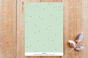 "Handlettered Holiday Tree" - Stationery in Mint by Olivia Goree - Back of Card