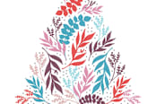 "Floral Tannenbaum" - Stationery in Festive by Lehan Veenker - Close-Up