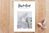 "All He Brings" - Stationery in Snow by Lehan Veenker - Front