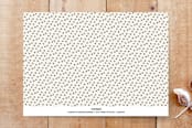 "Garden Soiree Photo Card" - Stationery in Mustard by Amber Barkley - Back of Card