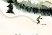 "First Tracks" - Stationery in Spruce by Shannon - Close-Up