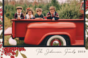 "Christmas on the Farm" - Stationery in Winter Berry by Papernoten - Close-Up
