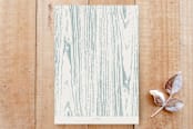 "Winter Memories" - Stationery in Winter Mist by Lehan Veenker - Back of Card