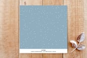 "Winter Cityscapes " - Stationery in Powder Blue by Angelene - Back of Card