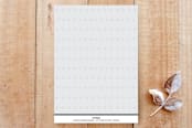 "Darling Duo" - Stationery in Denim by Three Wings North - Back of Card