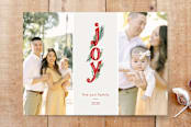 "Joy Christmas" - Stationery in Mistletoe by Amanda Houston - Front